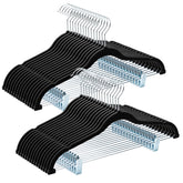 House Day velvet hangers with outfit organizer showing coordinated top and bottom