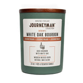 House of Velas Journeyman White Oak Bourbon jar front view for warm ambiance