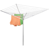 Household Essentials umbrella dryer with rotating base for easy access and outdoor air drying.