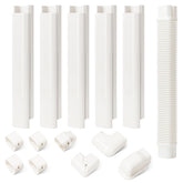 HOXHA line-set cover 3in-10ft kit protects pipes and wires from weather.