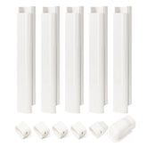 HOXHA line set cover wall cover helps conceal piping for a cleaner exterior