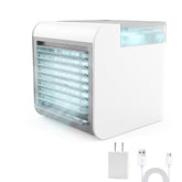 HOXILEELEO portable air conditioner fan front view for quick cooling