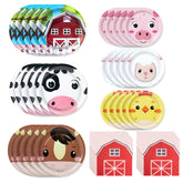 Hpscdyo farm animals plates provide sturdy, vibrant tableware for effortless party setup.