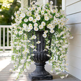 Hrobek artificial hanging petunias branch closeupβlifelike detail for indoor or outdoor decor.