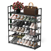 Hsscblet 6-Tier rack main view shows spacious shelves for easy shoe access.