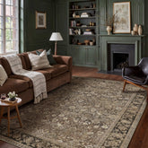 HUGEAR 8x10 floral-pattern rug adds warm style to living spaces.