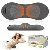 HuixinLine back massager pillow front view with ergonomic lumbar support for home use.