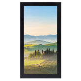 HUKONHEP 9x24 black frame front view for stylish wall display.