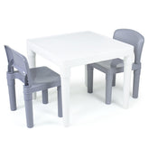Humble Crew table and chair set front view for kid-friendly play