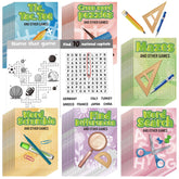 Hungdao mini activity books with fruits pattern, ideal for on-the-go learning.
