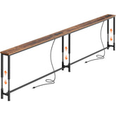 Huuger sofa table power outlets with 4-position charging for easy device access.