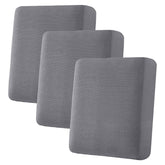 H.VERSAILTEX grey cushion cover close-up of durable jacquard fabric