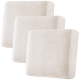 H.VERSAILTEX ivory cushion cover with textured jacquard weave for protection