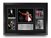 HWC Trading Michael Jackson signed photo framed for gifting and display.