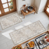 HY HAO YUN LAI kitchen runner at sink front with non-slip grip and stain resistance.