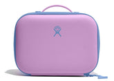Hydro Flask kid lunch box in anemone purple, front view, keeps snacks fresh for school.