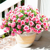 HyeFlora camellia outdoor flower branch in planter for porch decor with UV resistance