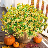 HyeFlora daisy yellow 12 bundles for year-round indoor and outdoor decor.