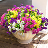 HyeFlora outdoor morning glory with eucalyptus leaves for porch display