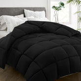 HYLEORY All Season Queen Comforter with peach-skin fabric surface for silky softness
