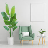 HZXGCP Bird of Paradise 5ft plant, silk decor for a lush, maintenance-free living room.