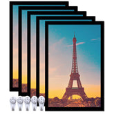 icariery 11x17 frame set front view showing scratch-protected plastic for safe display