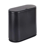 IEEK press-top lid trash can for one-handed use in tight spaces.