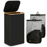 iEGrow laundry hamper lid view showing secure cover for odor control.
