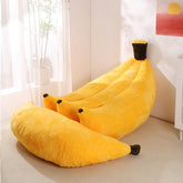 IEVENW banana bean bag chair with ottoman for flexible lounging and full-body support.