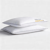 ifaon ultra-thin pillow close-up shows neck support for stomach sleepers