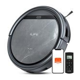 ILIFE V5s Max robot vacuum on floor delivering thorough cleaning