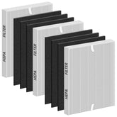 Improvedhand AP-1512HH main filter close-up showing high-efficiency fibers for cleaner air