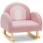 INFANS rainbow-pattern kids sofa for cozy reading and play