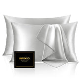 INFIIXSO Mulberry silk pillowcase for hair and skin moisture and glide
