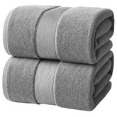 Infinitee Xclusives jumbo bath sheet 35x70 offers generous coverage after shower.
