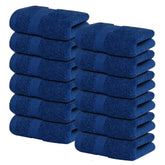 Infinitee Xclusives washcloths in a 12-pack, 13x13 inches, ideal for daily shower routines.