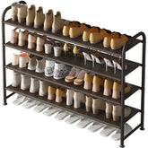 INGIORDAR 4-tier shoe rack front view showing wide storage for up to 24 pairs