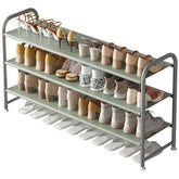INGIORDAR 3-Tier Shoe Rack with wide storage for organized footwear