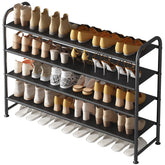 INGIORDAR shoe rack 4-tier wide organizer stores up to 24 pairs.