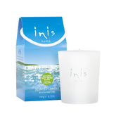 Inis Energy of the Sea candle in frosted glass jar for a refreshing coastal ambiance.