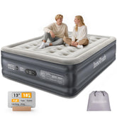 InnoTruth air mattress with built-in pump for quick guest setup.