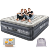 InnoTruth Cal King air mattress with built-in pump for fast setup.