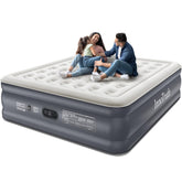InnoTruth king-size air mattress with built-in pump for quick setup
