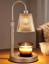 Innqoo Champagne Gold Candle Warmer Base, stable, stylish, and safe wax melting.