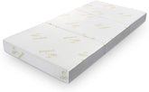 Inofia twin folding mattress cover close-up highlighting ultra-soft jacquard surface for cozy nights