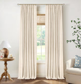 INOVADAY cream blackout curtains blocking light for undisturbed daytime naps