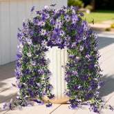 INQCMY artificial daisy hanging flowers for outdoor dΓ©cor add year-round charm.
