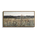 InSimSea Champ fleuri framed canvas adds elegant nostalgia to your living room decor.