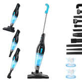 Intercleaner corded vacuum with 15KPa suction for thorough cleaning on floors