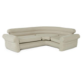Intex inflatable corner sofa lounge area offers ample seating for family movie nights